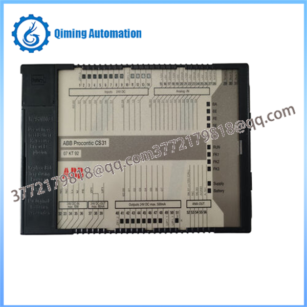 ABB 07KT92 CS31 Central Processing Unit for Procontic CS31 Decentralized Automation System